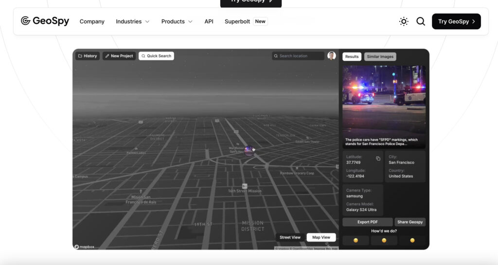 GeoSpy AI: Advanced AI-Powered Geolocation Tool